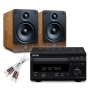 Creative Audio CA-MS5-BW Micro Stereo System (Denon DM38 Black + Q Acoustics 2010 Walnut + £50 QED speaker cables). 2 Year Guarantee.