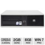 HP Compaq dc7800 Small Form Factor PC - Intel Core 2 Duo E6550 2.33GHz, 2GB DDR2, 80GB HDD, Combo, Windows 7 Professional 64-Bit (Off-Lease)  RB-IBHPD