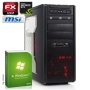 Powerful gaming PC! CSL Sprint A25330uH (Quad) - computer system with AMD FX-4300 4x 3800 MHz, 1000GB SATA, 8GB DDR3 RAM, MSI Mainboard, GeForce GTX 6