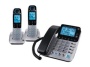 GE - DECT 6.0 Expandable Cordless Phone System with Digital Answering System - Pearl