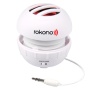 Rokono BASS+ Mini Speaker for iPhone / iPad / iPod / MP3 Player / Laptop - White