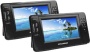 Sylvania 7" Dual Screen Portable DVD Player with Dual DVD Players, SDVD8791