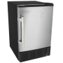 EdgeStar 12 Lbs. Built-In Ice Maker - Stainless Steel/Black