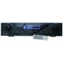 McVoice Hifi-Receiver McVoice "SP-305bl", Watt 2x75Watt, Farbe: schwarz, Fernbedienung