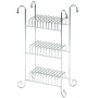 'Pop-Out' Chrome Finish CD Rack Shelf Unit [holds up to 30 CDs]