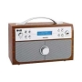 Bush Wood Effect DAB/FM Stereo Radio with Alarm Clock