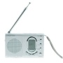 Konig 110x70x23mm AM FM SW-Portable Radio World Receiver with Digital Display - Silver