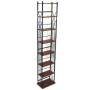 DAKOTA - 140 DVD Blu-ray / 210 CD Media Storage Tower Shelves - Black