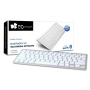 EC TECHNOLOGY® Super Slim Mini Bluetooth 3.0 Wireless Keyboard for iPad 1 2 3 4 Mini, iPhone 5S 5C 5, iPhone 4S 4, PC, Notebook, Smartphone with Andro