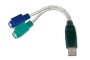 Digitus DA-70118 USB to PS2 Adapter/USB AM to 2x Mini-DIN 6F