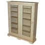 HAMPSTEAD - 432 CD or 216 DVD Blu-ray Media Storage Cabinet - Oak