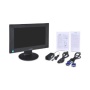 Hannspree IK141ABB LCD Monitor - 14" - LED 8 ms - 16:9 - Adjustable Display Angle: Yes - 1366 x 768 - 262,000 Colors - 220 Nit - 500:1 - VGA: Yes