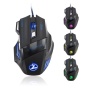 Patuoxun® Professional LED Optical 4000 DPI 7 Button USB Wired Gaming Gamer Mouse Mice With Mouse Pad and Adjustable DPI Switch Function 4000DPI(Viole