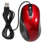 USB Optical Scroll Wheel Mouse (Red and Black)