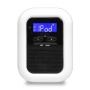 Pyle PICL36B Clock Radio with 30-Pin iPod/iPhone Dock, FM Radio, AUX Input, LED Nightlight & Dual Alarm Clock