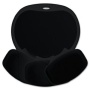 Fellowes Easy Glide Gel Wrist Rest and Mouse Pad - Black - 1.5" x 10" x 12" - Black 93730