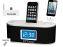 Ottavo OT3010ws Docking Station for iPhone 5s, 5c, 5, 4, 4S, 3G, 3GS, iPod & iPod Touch with Dual Alarm, Radio, Clock and Remote Control (White Color)