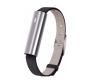 Misfit Ray Polished Stainless Steel/Zwart Leren Polsband