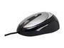 inland 7339 Silver &amp; Black 5 Buttons 1 x Wheel USB or PS/2 Wired Optical u-Navigator Office Mouse