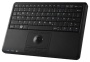 Perixx PERIBOARD-509H PLUS, Wired Keyboard with Trackball & USB Port - USB - Super Mini 230x160x20mm Dimension - 14mm Trackball - Built-in 2 x USB2.0