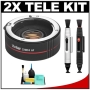 Vivitar Series 1 2x Teleconverter (4 Elements) Kit + Lenspens + Cleaning Kit for Canon EF Lenses & Digital SLR Cameras