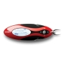 Coby MP345 1 GB Flash Sports MP3 Player with FM Radio (Black/Red)
