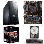 AMD A6-5400K Processor / MSI A55M-E33 MB / 4GB DDR3 Patriot Viper Xtreme Memory / Seagate Barracuda 500GB HDD / Cooler Master Elite 241 Desktop MidTow