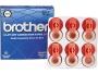 Brother 3015 LIFT-OFF Correction Tape - 6 / Pack - Black 3015