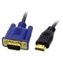 Aptii HDMI Male to VGA Male Cable Lead Gold 1 metre