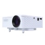 Flyshop® Blanca Multimedia LED Proyector Mini Home Theater proyector de bolsillo de alta definición para TV PC portátil PS3 XBOX360 Blu-ray DVD Wii /