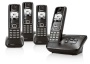 Gigaset A420A Quad DECT Cordless Phone with Answer Machine - Black