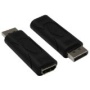 InLine DisplayPort Adapter, DisplayPort Stecker auf HDMI Buchse schwarz
