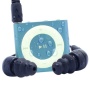 Waterfi 100% Waterproof iPod Shuffle Swim Kit with Dual Layer Waterproof/Shockproof Protection (Purple)