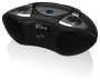 iLive Boombox Bluetooth Speaker with CD Player and FM Radio (Black)