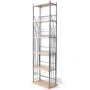 DAKOTA - 100 DVD Blu-ray / 150 CD Media Storage Tower Shelves - Silver