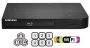 SAMSUNG BDF-5700 (Compact 12W" x 2H" x 8D") WI-FI All Zone Multi Region DVD Blu ray Player - 100~240V 50/60Hz, 1 USB, 1 HDMI, 1 COAX, 1 ETHERNET + 6 F