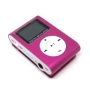 4GB PINK MP3 USB ATLANTIC CLIP LCD SCREEN MP3 PLAYER CLIP FM RADIO