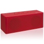 Pure Acoustics HipBox-mini Portable Bluetooth Companion Speaker with Aux + FM Radio and Phone Call Handling - Red