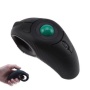Rechargeable 2.4G USB Hands Free Finger Handheld Wireless Optical Trackball Mice Mouse with 2GB Waterproof Metal Key USB Memory Stick Flas
