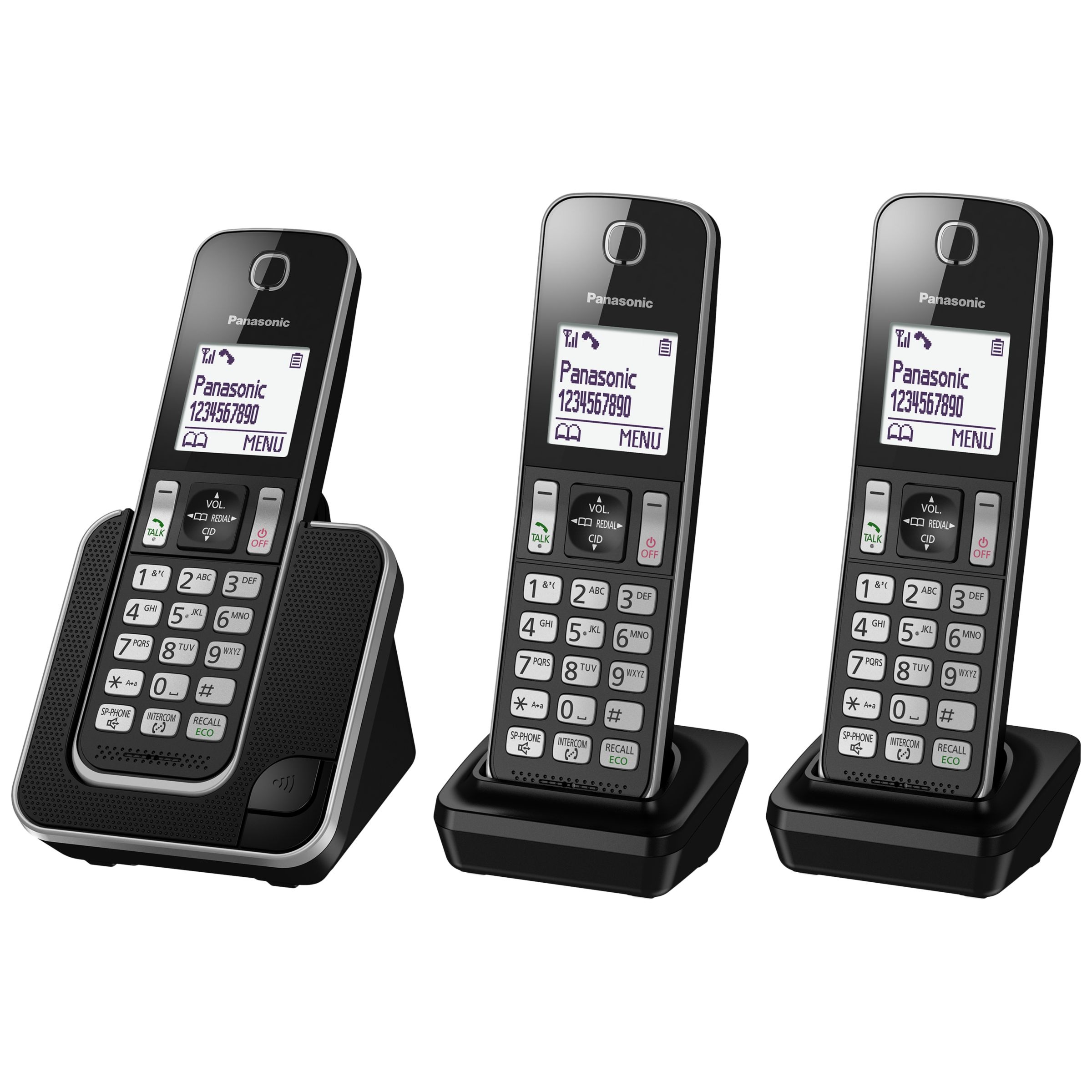 80％以上節約 VTech DS6151-11 DECT 6.0 2-Line Expandable Cordless Phone DS6101-11  Accessory Handset, Black