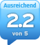 alaAverage 2.2