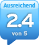 alaAverage 2.4