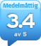 alaAverage 3.4